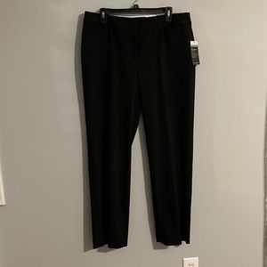Liz Claiborne Classic Straight Leg Black Dress Pants NWT